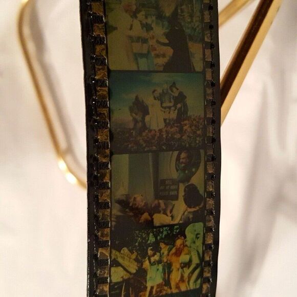 Vintage Lot Wizard of Oz Reel Motion Picture Film Strip Belt Tie main image 5